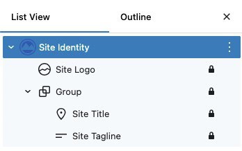 Site Identity List View