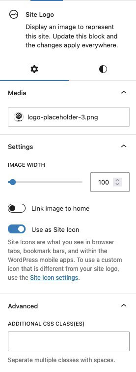 Site Logo Settings