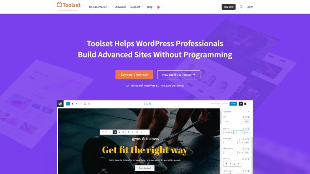 Toolset homepage