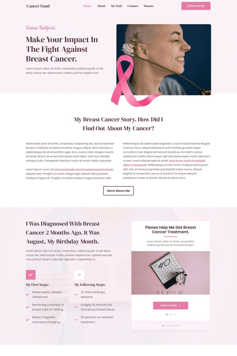 Cancer Fund Starter Template