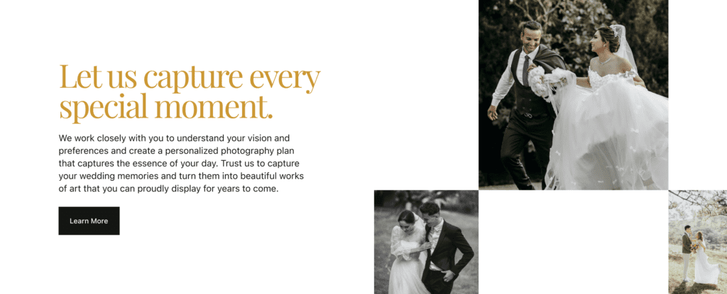 wedding media and text