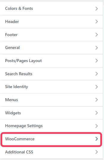 WooCommerce Customizer